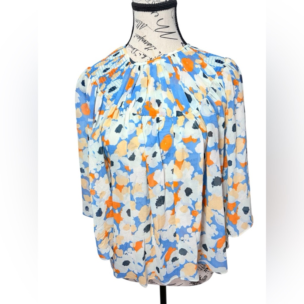 Boho Floral Blouse